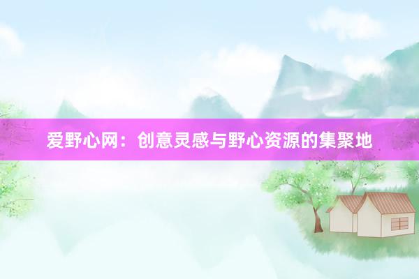 爱野心网：创意灵感与野心资源的集聚地